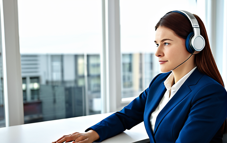 Businesswoman & Classical Music**

"A successful businesswoman in a modern, bright office. She is wearing a professional, tailored business suit, fully clothed and with appropriate attire. She's listening to classical music on noise-canceling headphones. The scene is well-lit, with soft, natural light. Perfect anatomy, correct proportions, natural pose. Safe for work, appropriate content, professional, family-friendly, high-quality rendering, 8k."

**