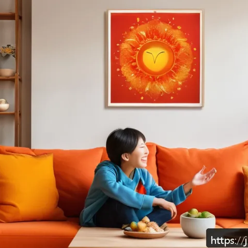별자리와 부모 관계 - A dynamic and colorful family scene depicting a passionate Aries parent and a lively Leo child, both...